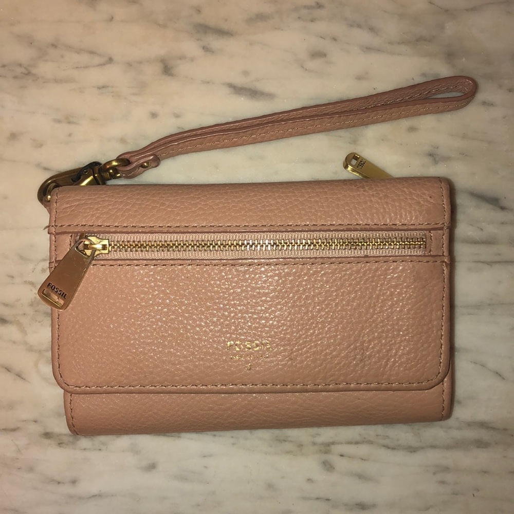 Blush Fossil Wallet